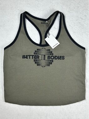 Better Bodies Women’s Old School Large Rib T-Back Tank Top